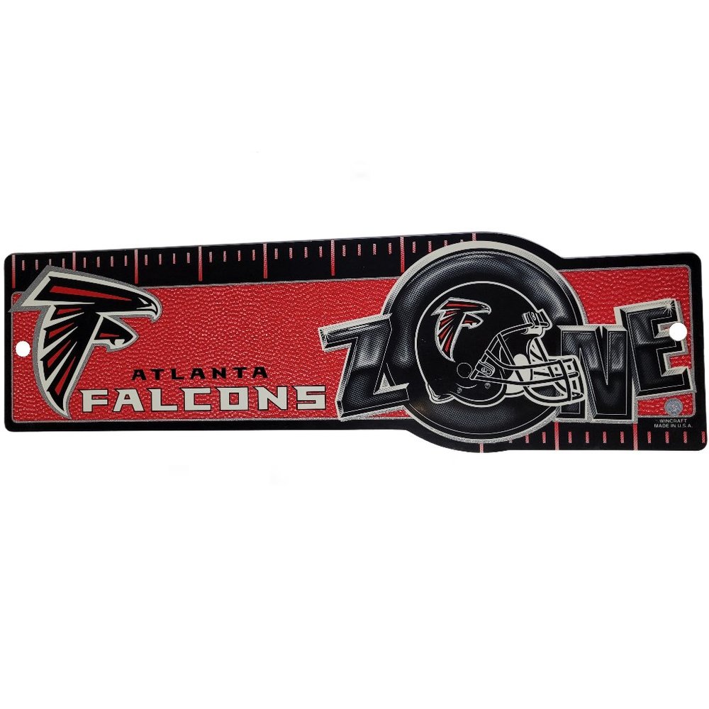 Vintage NFL Atlanta Falcons Zone Sign
